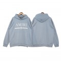 Amiri 22SS Classic Embroidered Logo Hoodie (White/Black/Brown/Blue/Navy Blue)