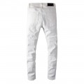 625 amiri ripped jeans white color