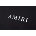 Amiri mushroom print hoodie black