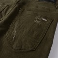 #851 Amiri cashew patch jeans army green