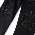 AMIRI Color print jeans Black