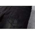 #817 amiri cubitt print jeans black