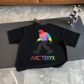 Arc Teryx 23SS Colorful Men Logo T-Shirt Black White