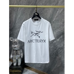 Arc Teryx 23SS Glow in the Dark Logo T-Shirt Black White