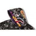 BAPE Color Camo Tiger Shark Wide Full Zip Double Hoodie