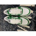 Bape Sta Patent Shoes Patent Leather Shoes Green White Women Men (Size US5-US 12)