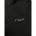 Bape Laser Reflective Logo Hoodie (Black/White)