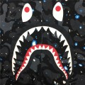 Bape Shark Space Camo Glow in the Dark Shorts Black White