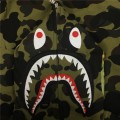 [Best Quality] 1:1 Bape 1ST Camo Shark Hoodie Zip Up Green