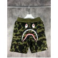 Bape Shark Classic Green Camo Shorts