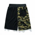 Bape Black/Green Half Camo Shorts