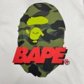 Bape Green A Bathing Ape Camo head t-shirts black white