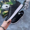 Bape Sta Black Leather Shoes