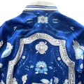 Casablanca Blue Marble Swan Silk BlueShirt