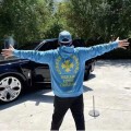 Chrome Hearts Miami Limited Teal Blue Hoodie