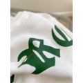 Chrome Hearts Green Crosses Crewneck Sweatshirts Women Men (Black/White)