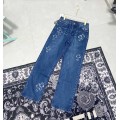 Chrome Heart Blue Denim Jeans