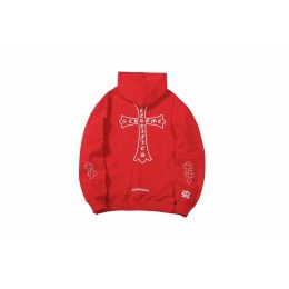 Drake x Chrome Hearts Miami Limited Hoodie Red Blue