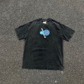 Gallery Dept 22ss Face Distressed T-Shirt Black