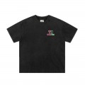 Gallery dept pink and green fonts t-shirt black