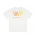 Gallery Dept orange fonts gradient tee t-shirt white