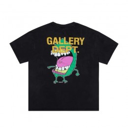 Gallery dept big mouth tee t-shirt distressed black
