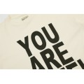 Gallery Dept YOU ARE LATE tee beige