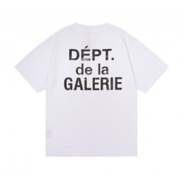 Gallery dept destroyed distressed fonts t-shirt black white