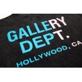Gallery dept washed blue white fonts tee t-shirt
