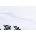 Off White Gray Big Fonts Logo T-Shirt Black White