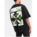 [Best Quality] Off White Leaves Logo T-Shirt 2 Colors