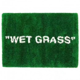 Off White x IKEA 'WET GRASS' Green Rug Carpet