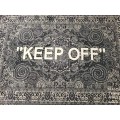 Ikea x Off White 'KEEP OFF' Rug Carpet Black
