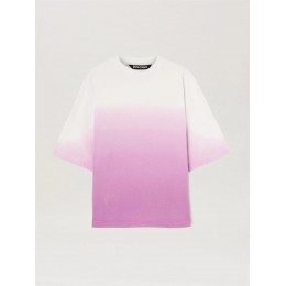 Palm Angels Gradient Pink White T-Shirt