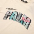 Palm Angels 3D letters Tee Beige
