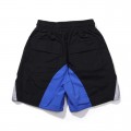 Rhude black blue patchwork shorts