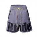 Rhude leather letters shorts 3 colors