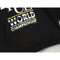 Rhude F1 logo hoodie black