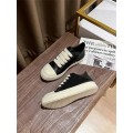 Rick Owеns 2022 Leather Shoes Low Black