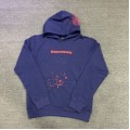 Spider Worldwide Sp5der Clothing INSECT GROUP Hoodie Navy Blue