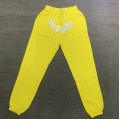 Sp5der Spider Worldwide Hoodie / Pants Yellow Tracksuit