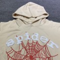 Spider Worldwide Sp5der Clothing hoodie beige color