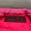 Sp5der star print puffer pink
