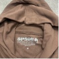 Spider Worldwide Sp5der portrait pattern hoodie brown