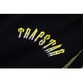 Trapstar Yellow fonts hoodie pants tracksuit Black