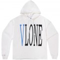 Vlone white snake hoodie black/white